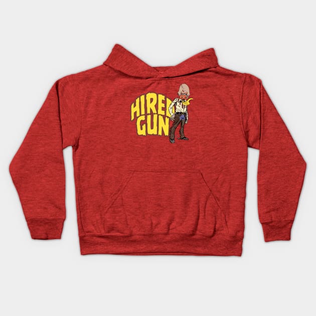 Hired Gun Kids Hoodie by Mason Comics